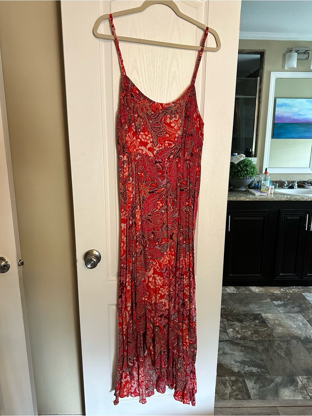Free People maxi dress with slit